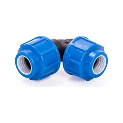 Компрессионный отвод для ПЭ труб Lammin Lm34009040040 - фото 16845687