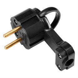 Угловая плоская вилка BYLECTRICA В6-060 черный - фото 16846763