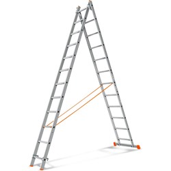 Двухсекционная лестница Эйфель Гранит 2х12 - фото 16847950