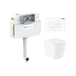 Приставной унитаз Lavinia Boho Aveo Rimless - фото 16851909