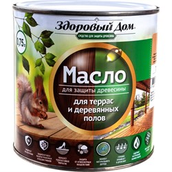 Масло для террас и деревянных полов Здоровый дом Лк-00009566 - фото 16852336