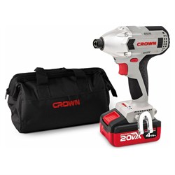 Аккумуляторный ударный винтоверт Crown CT22021HX-4 TB - фото 16852732