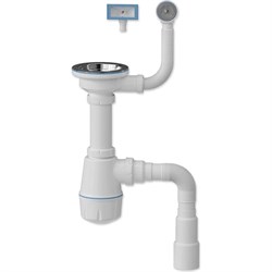 Сифон для кухонной мойки BATH MASTER BM0201SP - фото 16853138