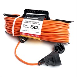 Одноместный удлинитель-шнур Stekker HM04-01-50 Home - фото 16854105