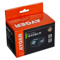 Аккумуляторная литий-ионная батарея AYGER 1840BLM - фото 16854884