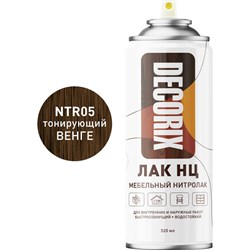 Аэрозольный мебельный лак Decorix НЦ - фото 16856146