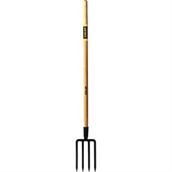 Малые копальные вилы ZINLER с деревянным черенком 1200 мм - фото 16856575