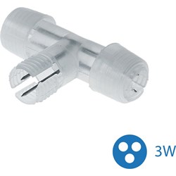 Соединительная "T" образная муфта для дюралайта Космос KOC-DL-3W13-CT - фото 16857746