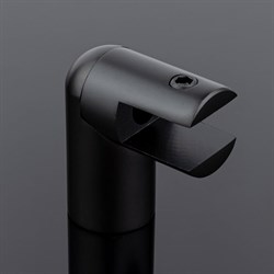 Торцевой держатель стекла SERVICE PLUS D02-509BLK/brass - фото 16859122