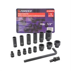 Ударных набор головок Forsage f-4169mpb - фото 16859334