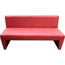 Трехместный диван Мягкий Офис красный - фото 16859585