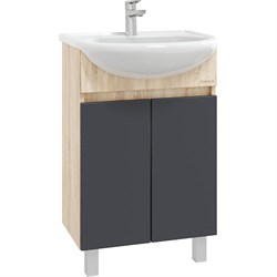 Напольная тумба с раковиной ум. уют 60 Onika милтон 60 - фото 16861839