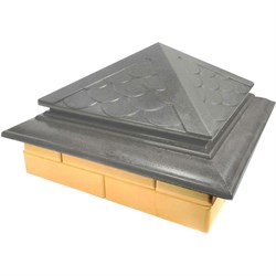 Колпак на столб забора ООО ТК "ТИТАН" Тетто Элит Чешуя - фото 16865409