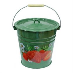 Эмалированное ведро СТАЛЬЭМАЛЬ Клубника садовая - фото 16868506