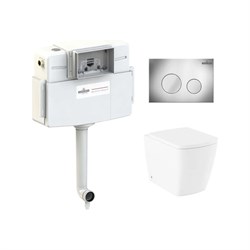 Приставной унитаз Lavinia Boho Aveo Rimless - фото 16869573