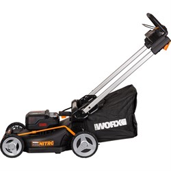 Аккумуляторная газонокосилка WORX WG748E - фото 16869767