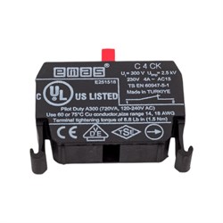 Блок-контакт для пультов управления EMAS серия C - фото 16872394