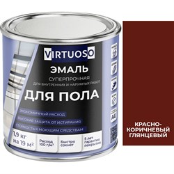 Алкидно-уретановая эмаль для пола Virtuoso PREMIUM - фото 16872699
