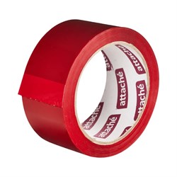 Упаковочная клейкая лента ATTACHE 48 мм х 66 м, 45 мкм, красная - фото 16872950