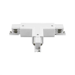 Коннектор для трековых систем DesignLed CN-3F-T-R-WH - фото 16873205