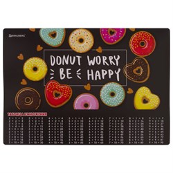 Настольное покрытие BRAUBERG, А3+, пластик, 46x33 см, "Donut", 270399 - фото 16900653