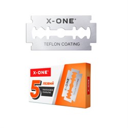 Сменные лезвия из нержавеющей стали для безопасных бритв, 5 штук, Х-ONE, 700038 - фото 16900904