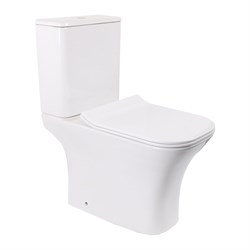 Безободковый напольный унитаз-компакт Cerutti SPA VETTORE - фото 16903366