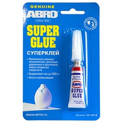 Суперклей ABRO SG-747-R - фото 16906490