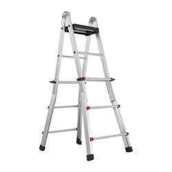 Телескопическая лестница-стремянка Svelt scalissima 6+6 ступеней - фото 16910358