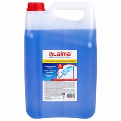 Средство для мытья стекол и зеркал 5 л, LAIMA PROFESSIONAL, 601610 - фото 16912838