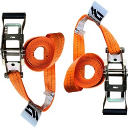 Комплект ремней стяжных кольцевых для крепления груза, с храповым механизмом Grosco RSTK07003C2 - фото 16922762