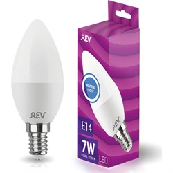 Светодиодная лампа REV LED C37 Е14 7Вт, 560Лм, 4000K - фото 16927110