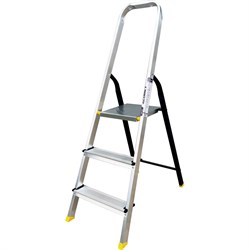 Усиленная комбинированная алюминиевая стремянка Алюмет АМS7803 - фото 16933255