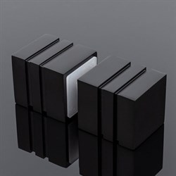 Квадратная ручка кноб SERVICE PLUS RK02-303BLK/sus304 - фото 16933699