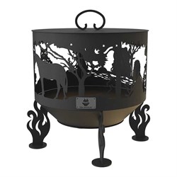 Костровая чаша FIRE-HOUSE Ch7-600ежик - фото 16934381