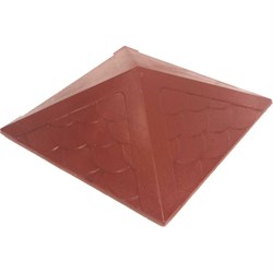 Колпак на столб забора ООО ТК "ТИТАН" Тетто Элит Чешуя - фото 16936532