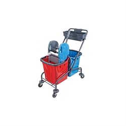 Двухведерная уборочная тележка Uctem-Plas CK754 - фото 16937371