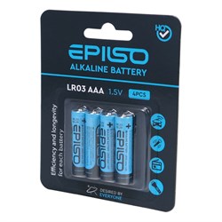 Мизинчиковые элементы питания Epilso lr03/aaa - фото 16937715
