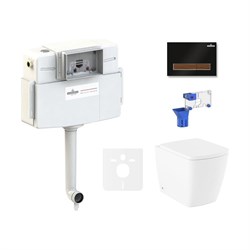 Приставной унитаз Lavinia Boho Aveo Rimless - фото 16940212