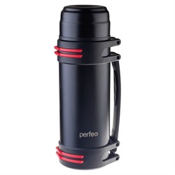 Термос для напитков Perfeo PF_E1361 с крышкой-поилкой, 2.5 л, черный - фото 16943414