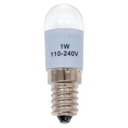 Винтовая светодиодная лампочка Micron FLM-E14 60 мм, овальная для бытовых швейных машин - фото 16943712