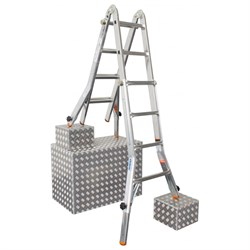 Шарнирная телескопическая стремянка KRAUSE TELEVARIO - фото 16943931