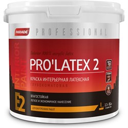 Латексная краска PARADE PRO'LATEX Е2 - фото 16945867