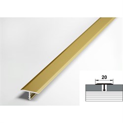 Одноуровневый алюминиевый порог Лука УТ000038609 - фото 16946049