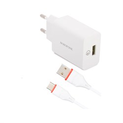 Сетевое зарядное устройство Borofone ba21a long journey - фото 16946149