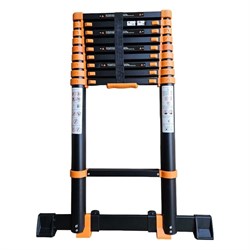 Телескопическая лестница WORKY black max 5,5м 14ступеней - фото 16951430