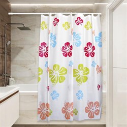 Штора для ванной Сантис peva pv-118 (цветы) 54 gsm 180x180 см - фото 16951549