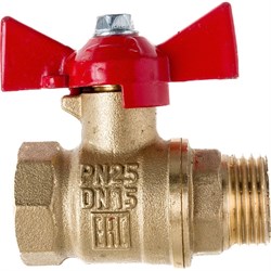 Латунный шаровой кран для воды VALFEX OPTIMA - фото 16952276