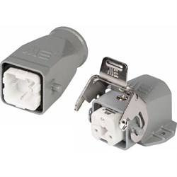 Прямоугольный промышленный разъем Mete Enerji H3A-BM-GF - фото 16952748