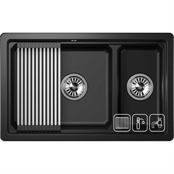 Кухонная мойка GRANULA KS-7304U - фото 16955674
